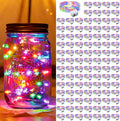 Skiennix 100-Pack Fairy Lights - 7Ft 20 LED Twinkle String Lights | Battery Operated & Waterproof for Parties, Weddings, Christmas & More - Multicolor