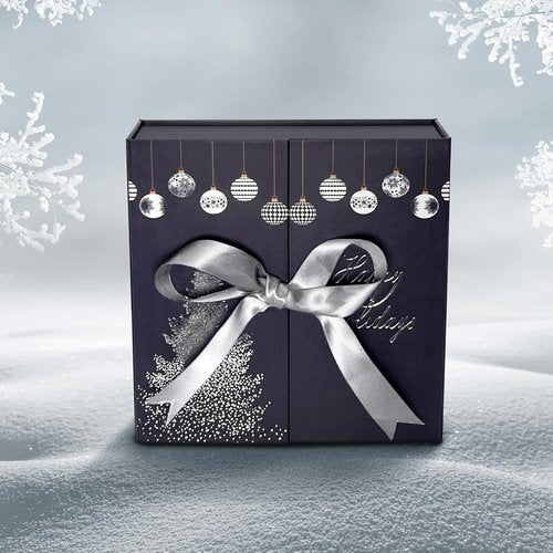 Five Day Jewelry Advent Calendar - Gold Plated Hoop Earrings, Sapphire Studs & Sterling Silver Set