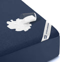 Utopia Bedding Twin Size Mattress Protector - Waterproof Terry Cover with Deep Pockets | Soft & Breathable Navy Blue