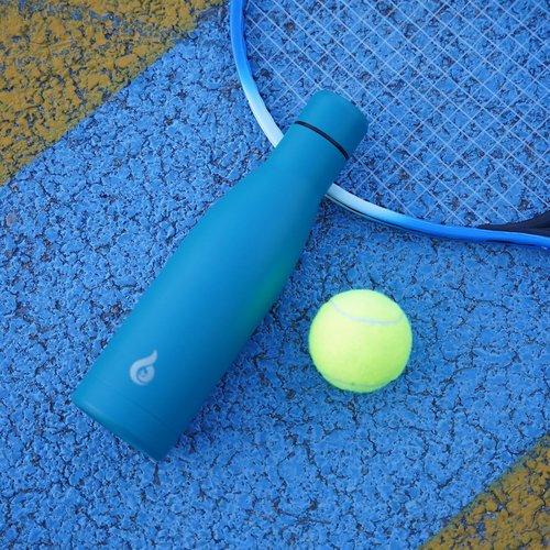 BJPKPK Insulated Water Bottle - 17oz Stainless Steel Thermal Bottle | Dishwasher Safe, Sky Blue
