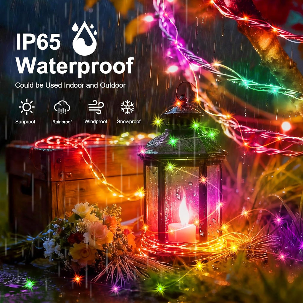 Skiennix 6 Pack Battery Powered Fairy Lights - Remote Control & Timer, 20 LED Mini Lights for Easter, Weddings & Parties | 7ft, Multicolor