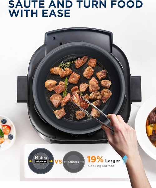 Midea WideMax 12-in-1 Electric Pressure Cooker - 6.5 Quart, Multi-Functional with 12 Presets