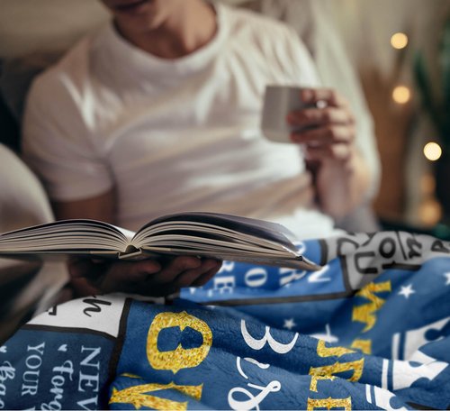 Xufudy Gifts for Son, Best Birthday Gifts for Adult Son Blanket 60"x50", Son Gifts from Mom/Dad, Son Birthday Gifts, Gift for My Son, Gifts for Grown Son