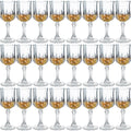 Srgeilzati Cordial Glasses with Stem,Sherry Glasses | Port glasses | Crystal Shot glasses | Limoncello glasses 1.75 oz set of 24