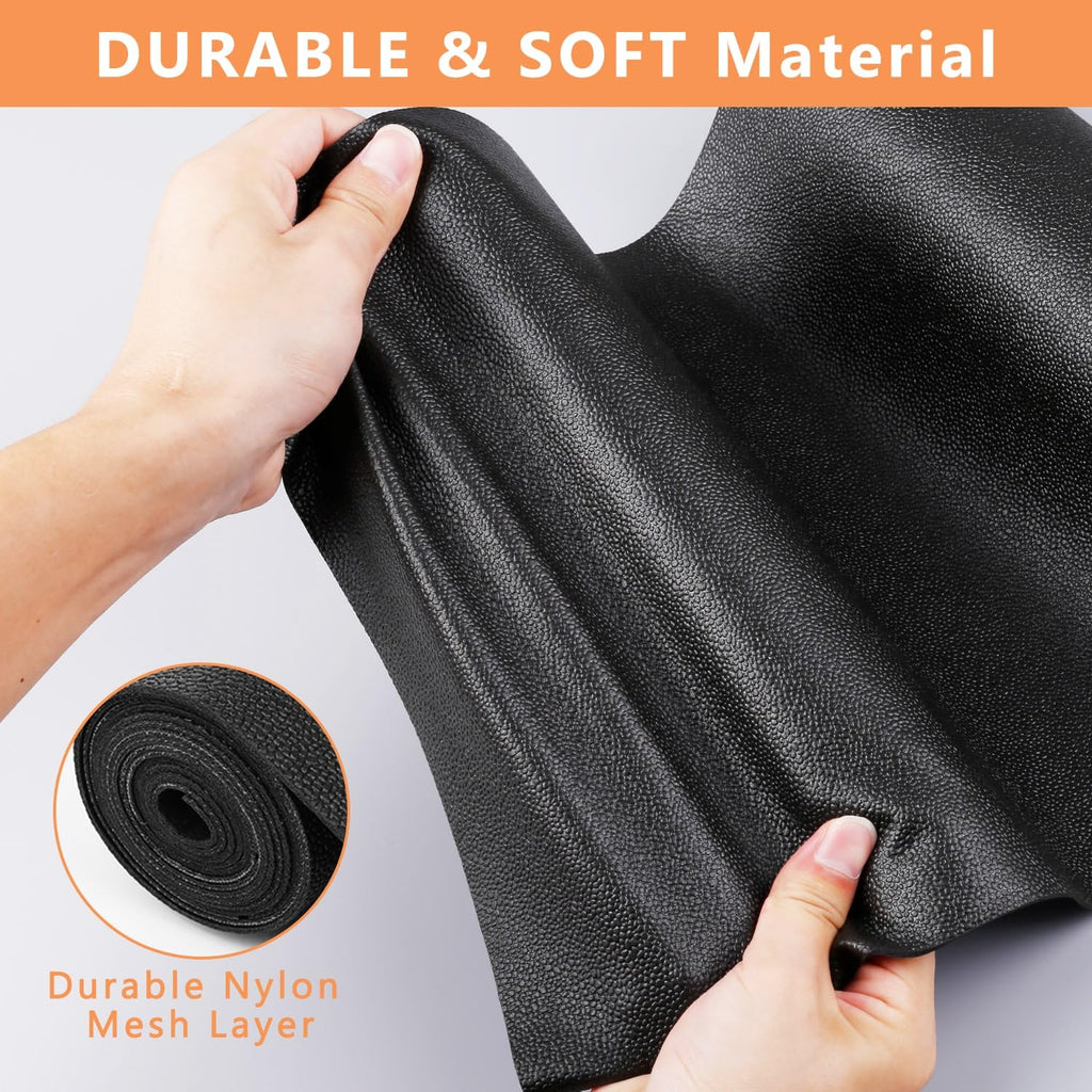 WochiTV Shelf Liner for Cabinets, Drawer Non Adhesive Non Slip Foam Mat for Kitchen, Pantry, Bathroom, Cupboard, Garage, Closet, Shelves, Drawer, Tool Box, Black 23.6 x 118 inches