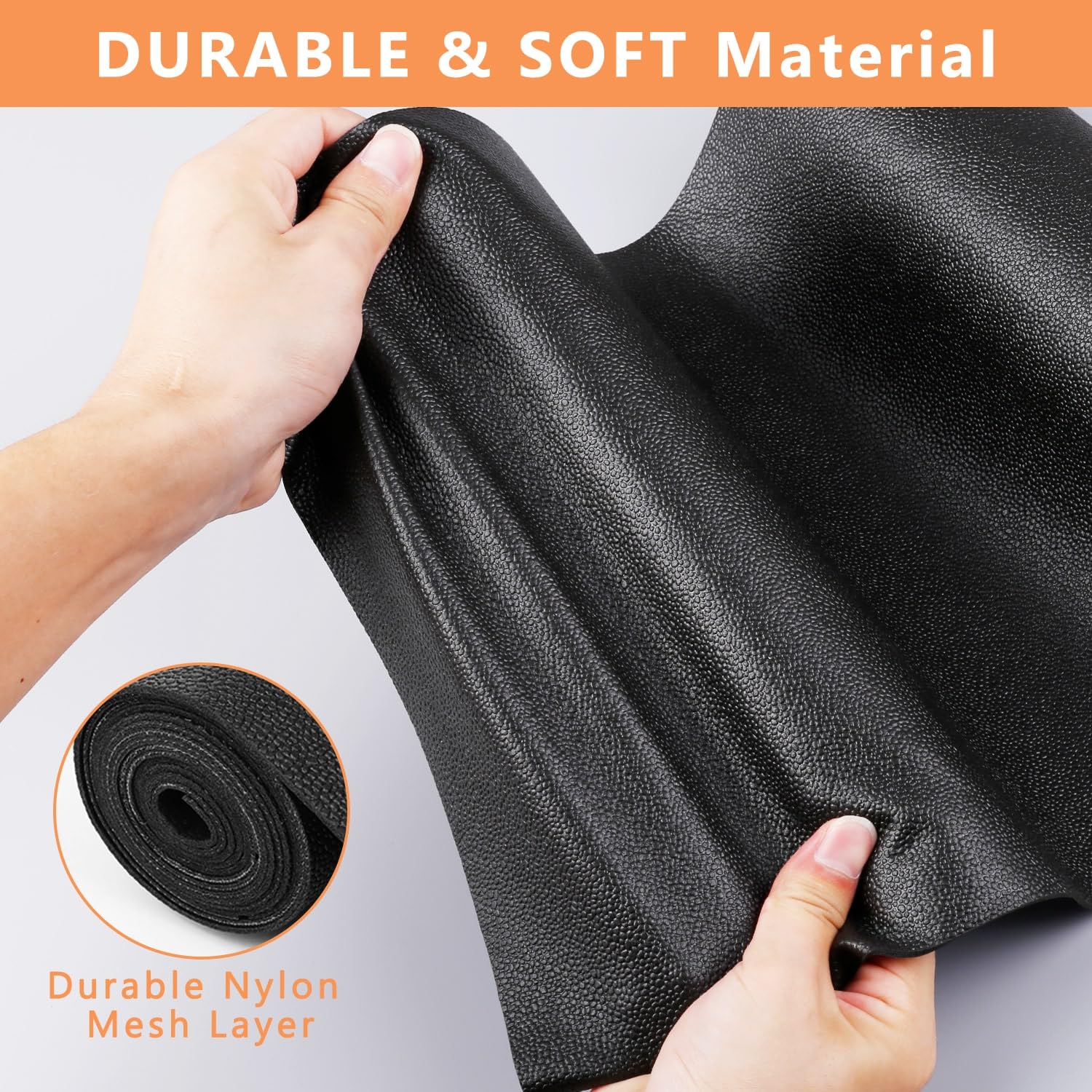 WochiTV Shelf Liner for Cabinets, Drawer Non Adhesive Non Slip Foam Mat for Kitchen, Pantry, Bathroom, Cupboard, Garage, Closet, Shelves, Drawer, Tool Box, Black 23.6 x 118 inches