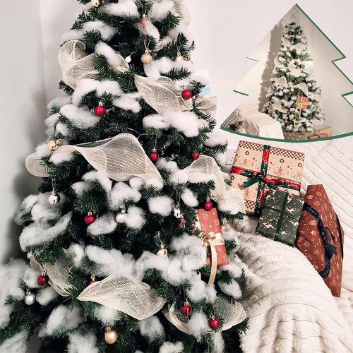 BUTUZE Polyester Fiber - Artificial Cloud Decoration for Room Ceiling | 200g/7oz Fake Snow Decor
