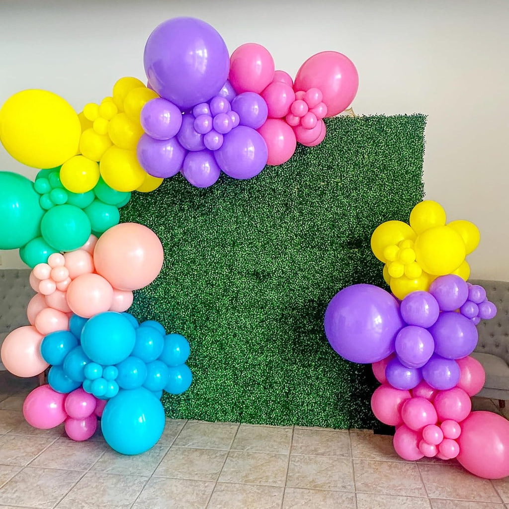 Voircoloria 90-Pack Purple Balloons - Versatile Sizes for Halloween, Graduation, Weddings & Parties