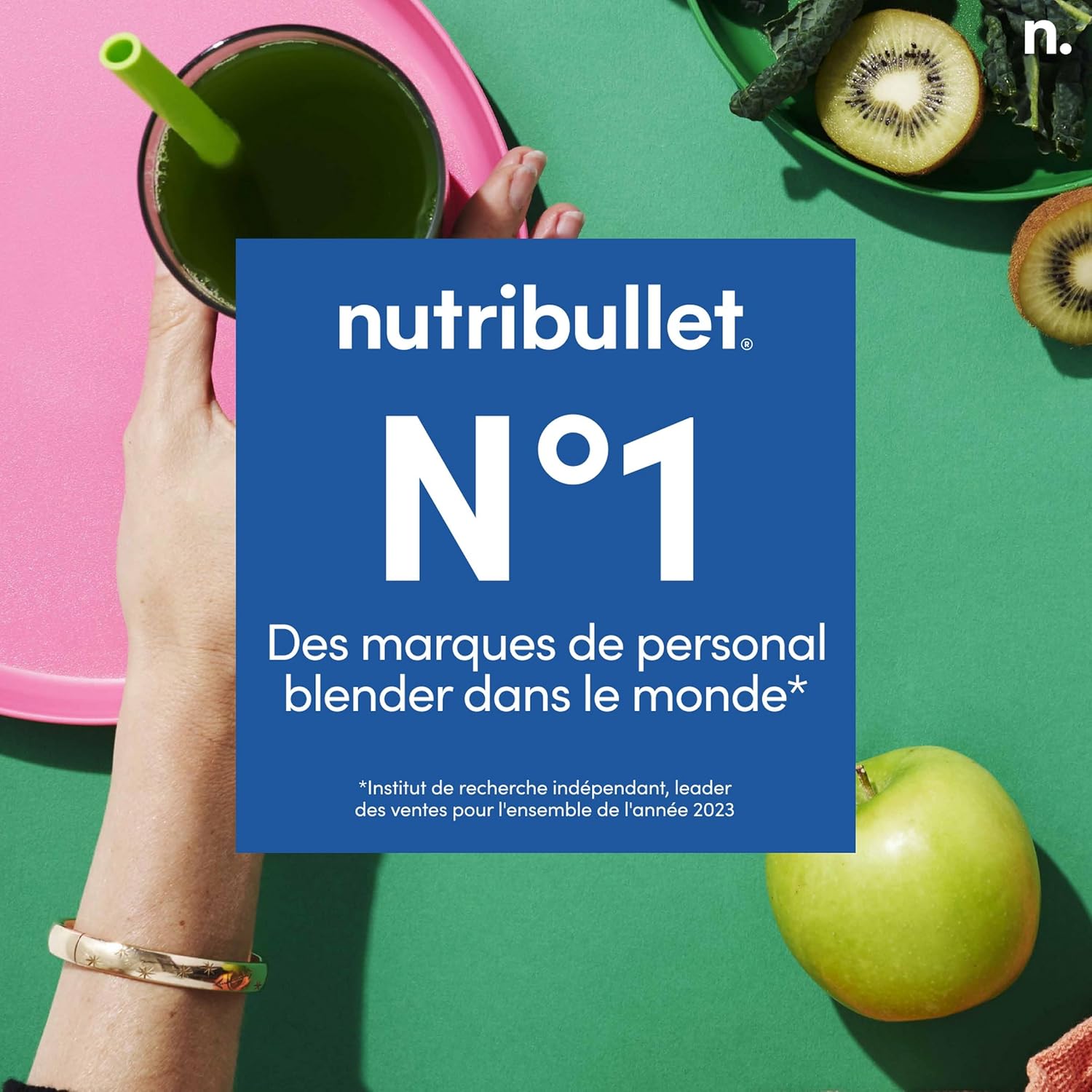 Nutribullet Pro+ Personal Blender - 1200 Watt Power with Pulse Function | Sleek Black Design