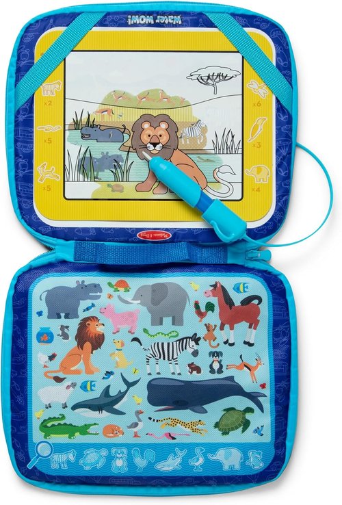 Melissa & Doug Water Wow! Reusable Color-Reveal Drawing Set - Mess-Free Travel Toy for Kids Ages 3+