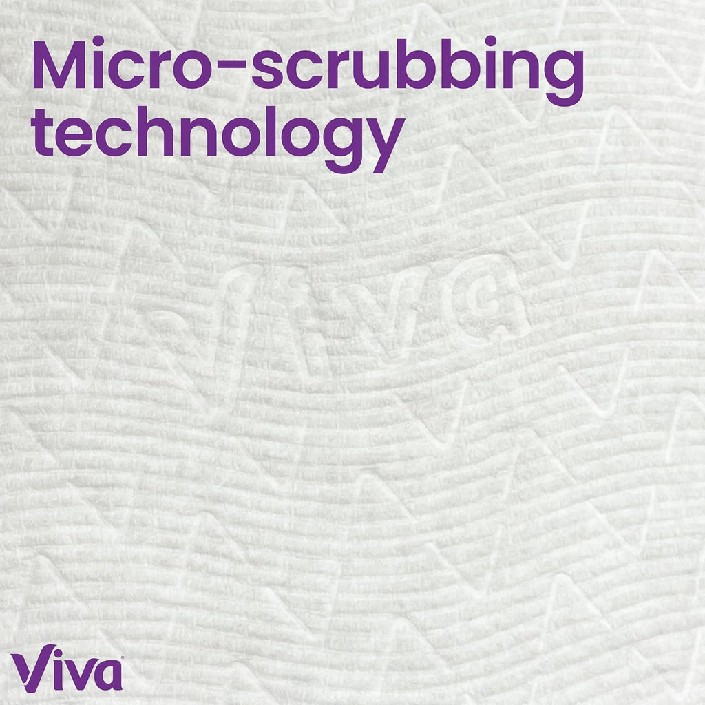 Viva Multi-Surface Cloth Paper Towels - 24 Double Rolls | 110 Sheets Per Roll for Ultimate Cleanliness