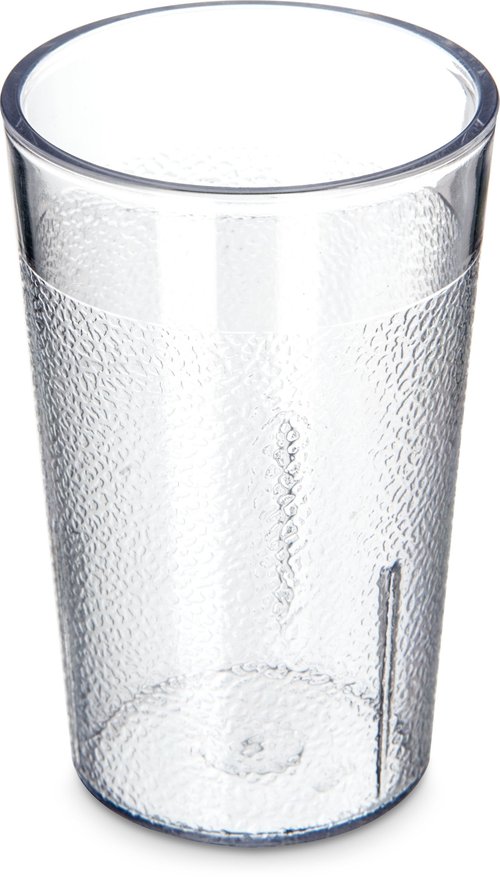 Carlisle FoodService Products Stackable Tumbler Plastic Tumbler for Restaurants, Catering, Kitchens, Plastic, 5.2 Ounces, Clear, (Pack of 72)