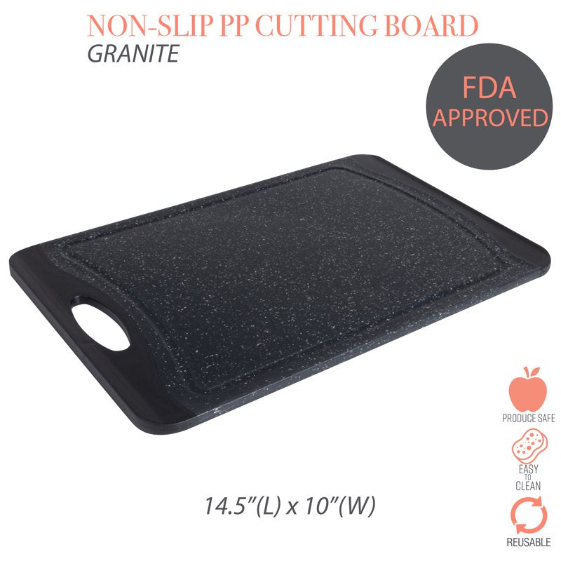 Large Granite Look Cutting Board - 14.5x9.9"