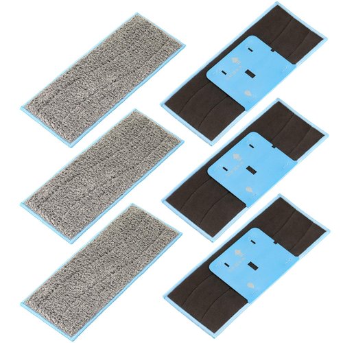 M6 Wet Mopping Pads Washable Compatible with Braava Jet m Series, Reusable Wet Pads for iRobot Braava Jet M6 (6110) (6012) (6112) (6113) Pack of 6
