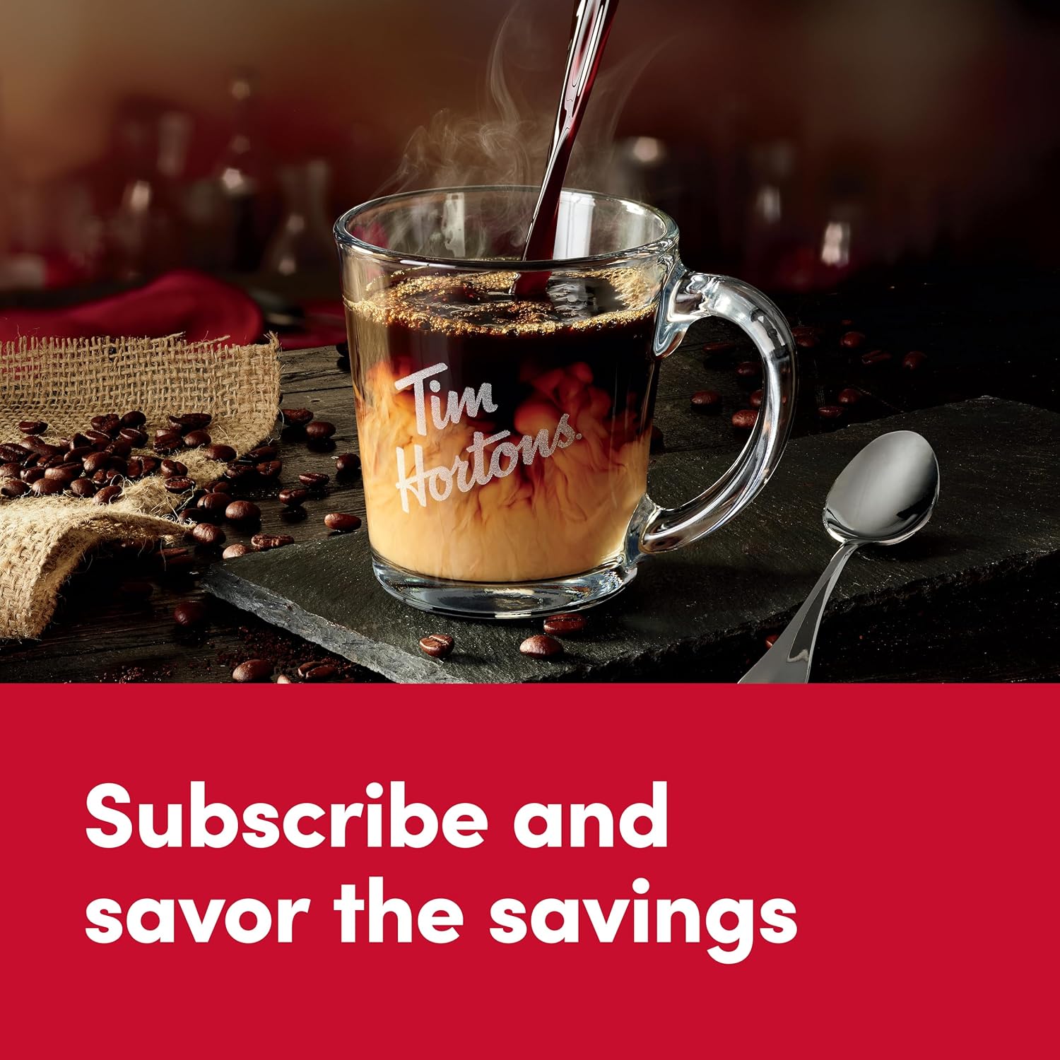 Tim Hortons Decaf Medium Roast Coffee - Single-Serve K-Cup Pods for Keurig Brewers | 100 Count
