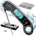 Meat Thermometer Digital - Instant Read Waterproof Food Thermometer for Grill, BBQ & Cooking