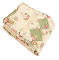 Greenland Home Bliss 100% Cotton Authentic Patchwork Throw Quilt, 1-Piece, 50 x 60 inches