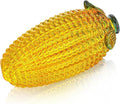 Art Glass Corn Figurine Decor - Elegant Tabletop Centerpiece for Home, Kitchen & Office