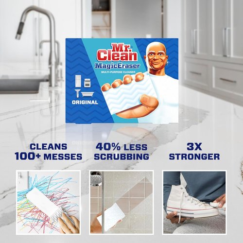 Mr. Clean Magic Eraser - Original Cleaning Pads for All-Purpose Use | White, 6 Count