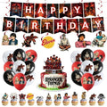 50pcs Stranger season 5 Things Party Supplies for kids, Birthday Decorations Set Include Banner, Balloonss, Hanging Swirls, Cake Cupcake Toppers for Boys Girls Theme Party ( Things 5-B)