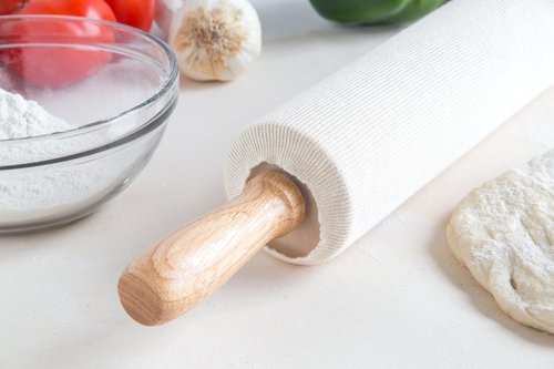 Fox Run Rolling Pin Covers - Durable Cotton Set of 2 for Effortless Baking