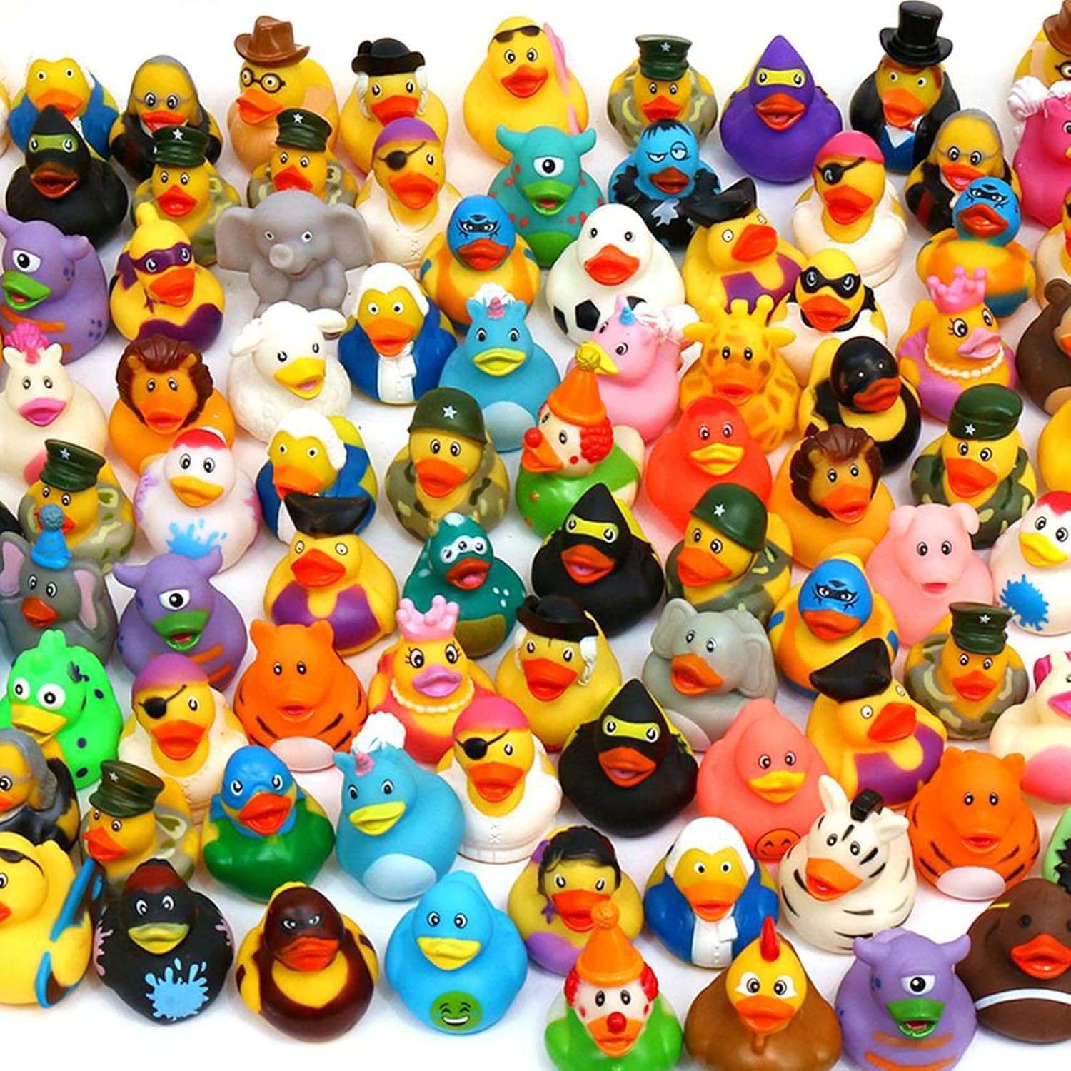 XY-WQ Rubber Duck 100 Pack - 2.3 Inch Bulk Floater Toy for Kids | Perfect for Parties, Birthdays & Bath Time