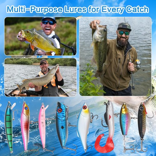 Fishing Advent Calendar for Adult 2025 Fishing Lure Advent Calendar 24 Days Christmas Countdown Calendars Tackle Lures Gifts For Men