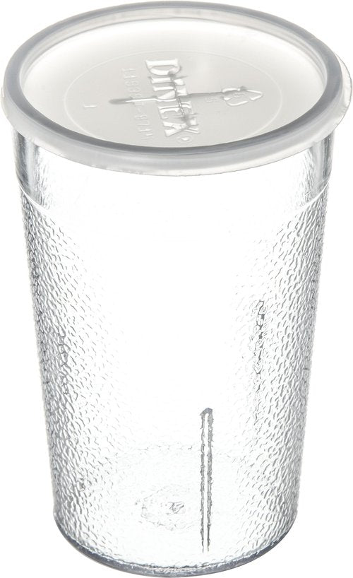 Carlisle FoodService Products Stackable Tumbler Plastic Tumbler for Restaurants, Catering, Kitchens, Plastic, 5.2 Ounces, Clear, (Pack of 72)