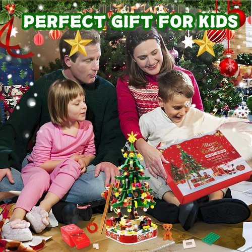 Advent Calendar 2025 - Christmas Tree Building Set 24 Days Christmas Countdown Calendar, Christmas Countdown Gift, Advent Calendar for Adults, Boys, Girls & Teen Girls