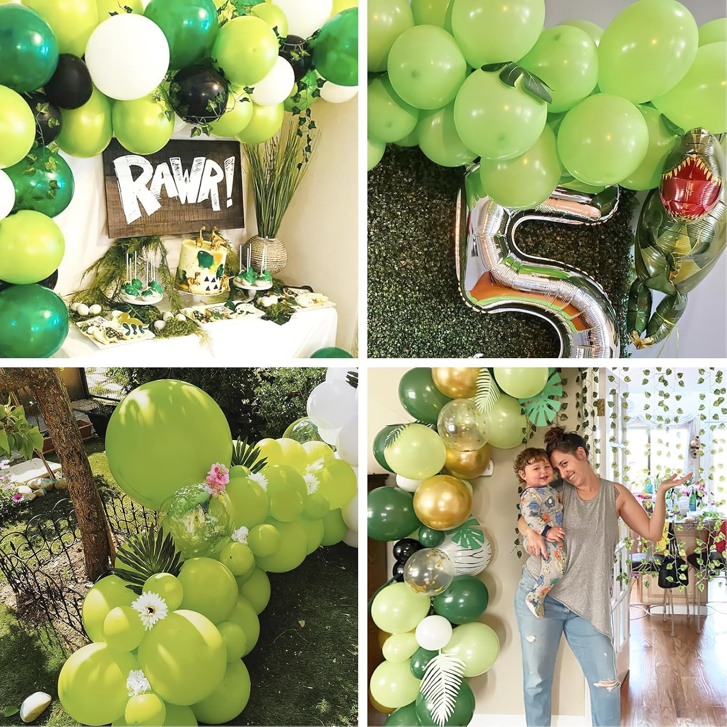 PartyWoo Lime Green Balloons - 101pcs 12 Inch Latex Helium Balloons for Graduation & Birthday Decor