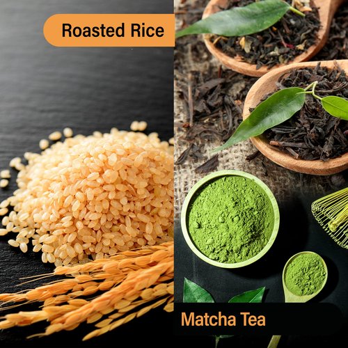MAEDA-EN Genmai-cha with Matcha Roasted Rice and Green 200 Tea Bags Powder Japanese Origin Green Tea Leaves Individually Wrapped Teabags 18554 2pk