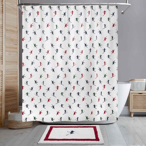 Izod - Bath Rug, Soft & Absorbent Bath Mat with Non-Skid Backing, Holiday Home Decor, Dorm Room Essentials (Alpine Collection, 20" x 32")
