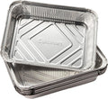 Cuisinart 10-Pack Heavy-Duty Aluminum Grease Tray Liners | Disposable Drip Trays for Griddles & Grills