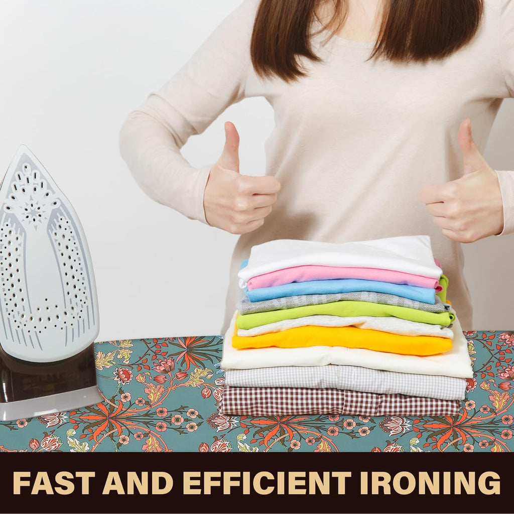 Caius Ironing Board Cover - Easy Installation, Stain Resistant, Fits Standard 15x54 Size