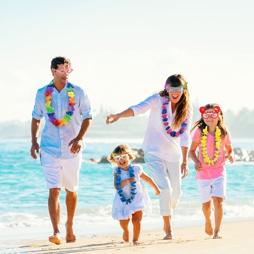 JOYIN 12 Pieces Luau Party Glasses and 12 Pieces Hawaiian Leis, Flowers Leis Garlands Novelty Sunglasses, Tropical Birthday Summer Beach Party Decoration Supplies