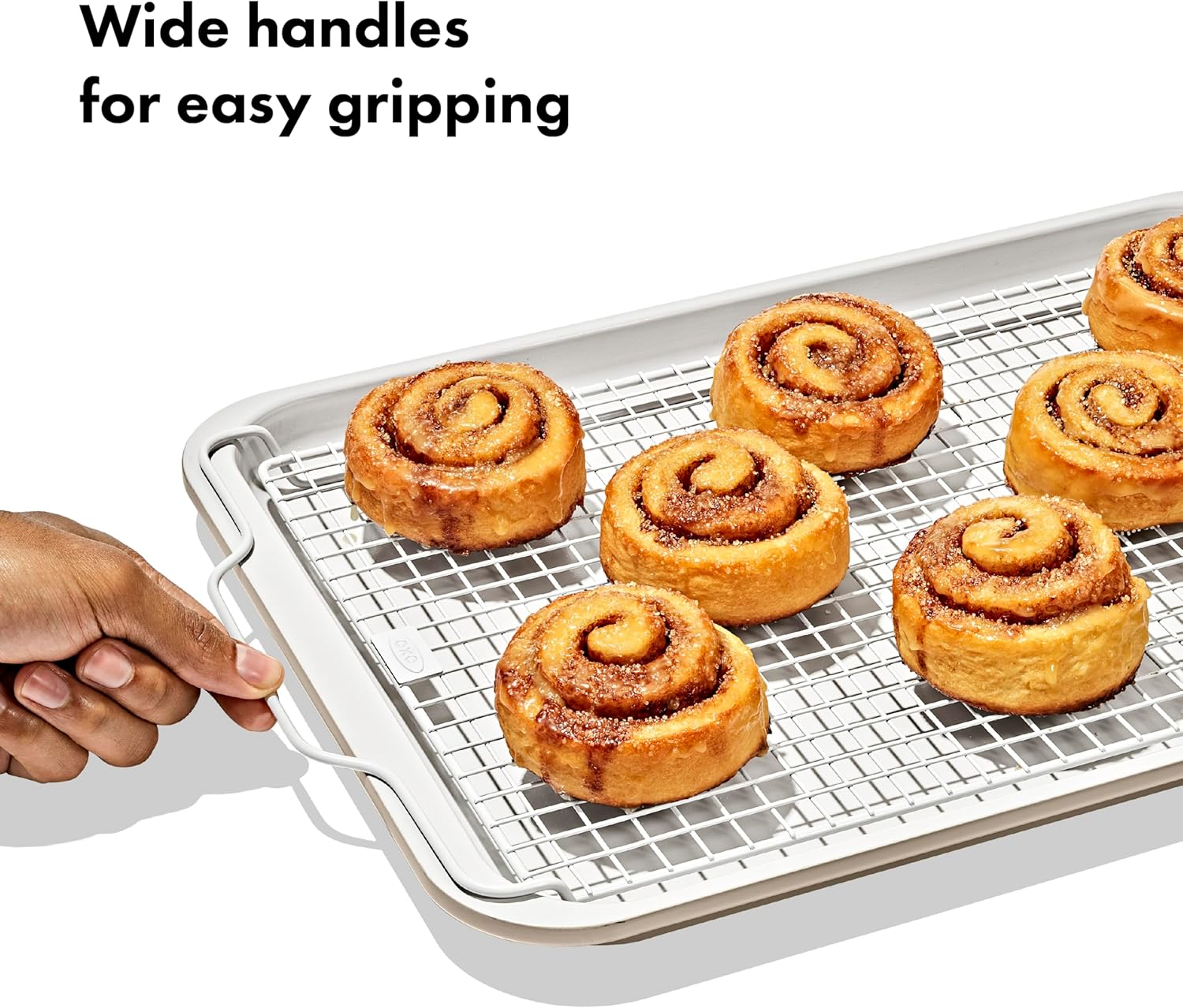 OXO Good Grips Non-Stick Pro Ceramic Coated Baking Rack - Perfect for Cooling & Baking