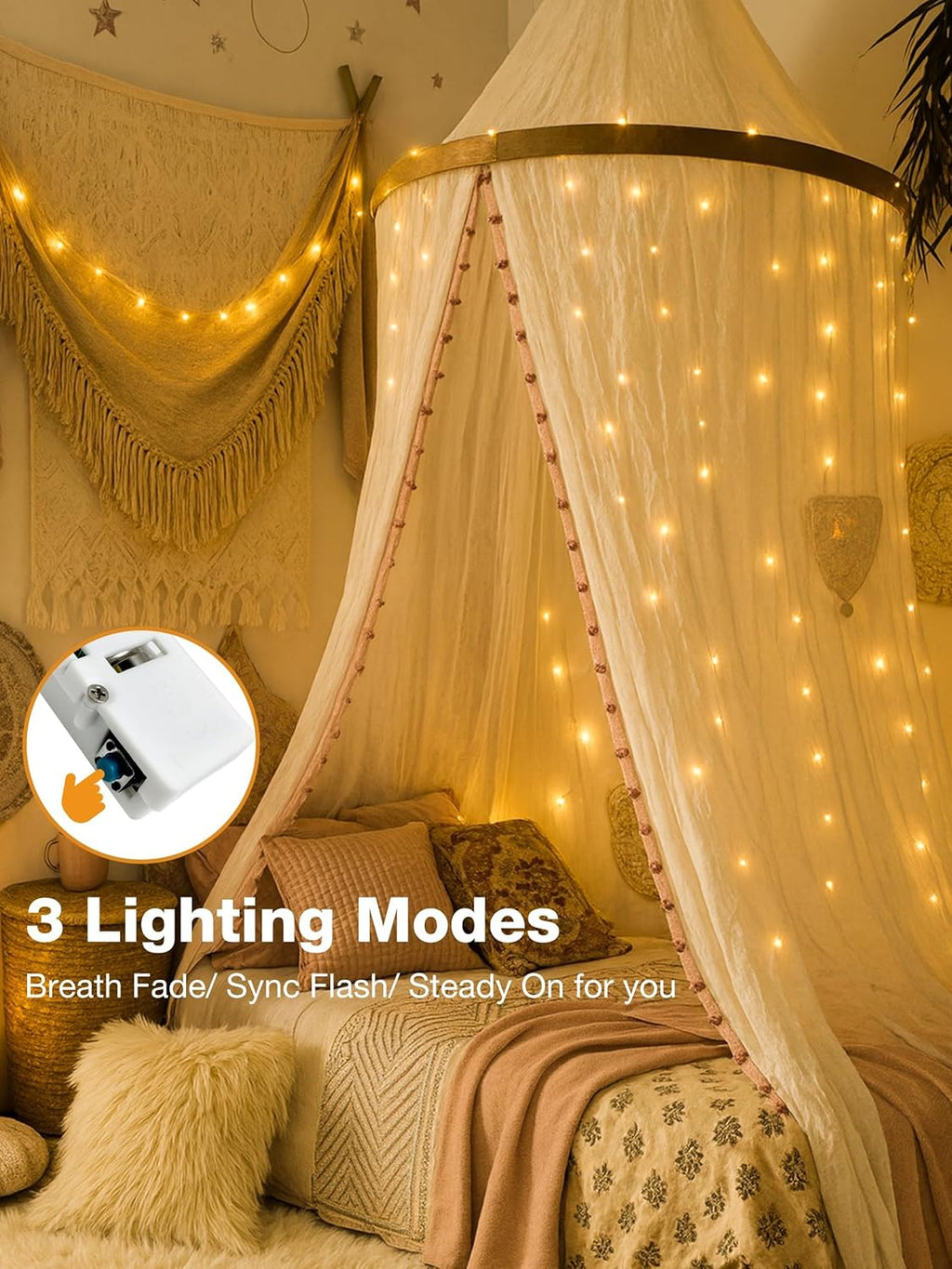 Skiennix 50-Pack Fairy Lights - 7ft 20 LED Twinkle String Lights with Timer | Battery Operated, Warm White Decor for Christmas Trees, Wreaths, and Parties