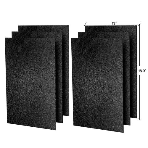 HEAPETS Static Cotton Pre-Filters Replacement Filters for P339 Pet Air Purifier, Adsorb Pet Hair and Dander, Genuine Version, 6 Pre-Filters