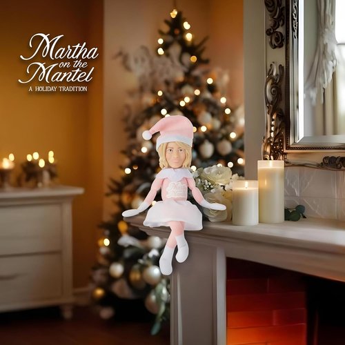 Martha Stewart 12” Plush Christmas Figurines - Collectible Holiday Decor for 2025