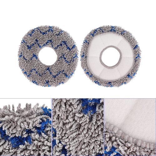 Mop Pads Compatible with Ecovacs Deebot X1/X2/T10/T20/T30 Omni, T30S/N30 Series Robot Vacuum and Mop Cleaner - Reusable and Washable Replacement Mop Head Cloth（4 Pack）