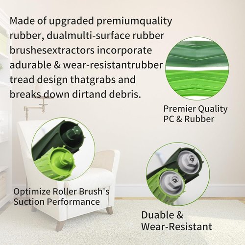 iRobot - 24PK Replacement Parts Kit for Roomba E & I Series | Includes 2 Main Brushes, 10 Filters & 10 Side Brushes