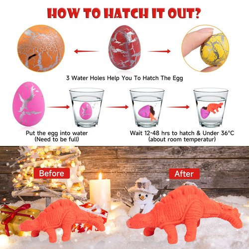 Kids Dinosaur Advent Calendar 2025, 24 Days Christmas Countdown Advent Calendar Novelty Dino Toys, Ideal Xmas Surprise Gifts for Boys Girls Teens Age 3 4 5 6