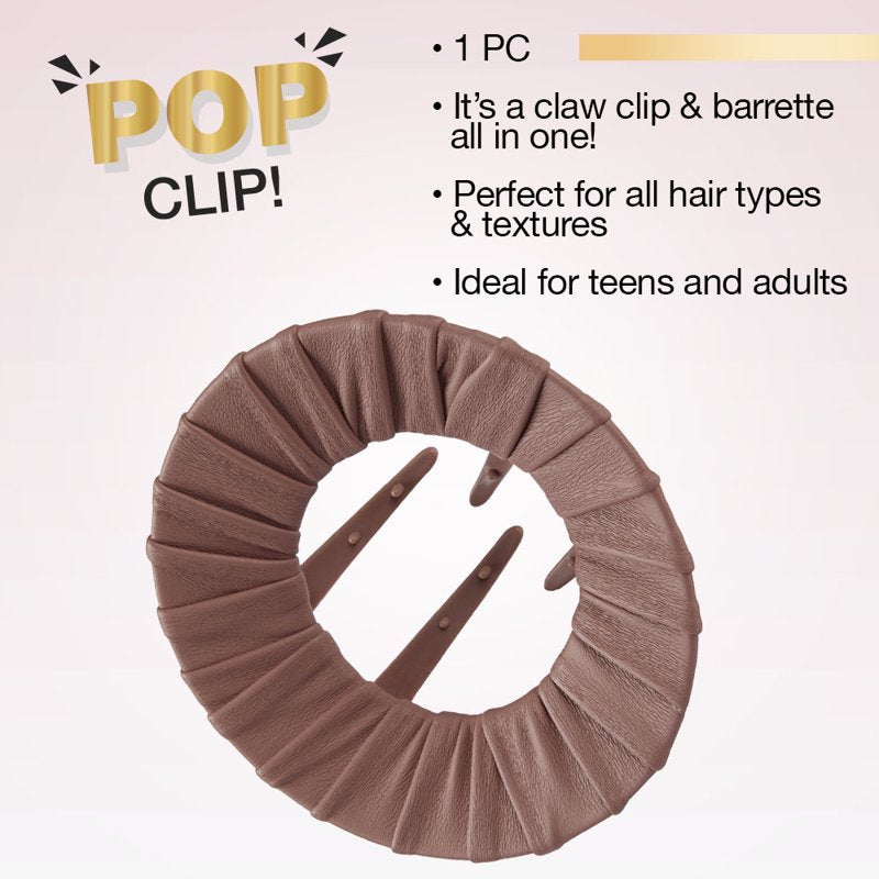 Dusty Rose Claw Clip and Barrette