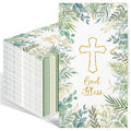 100PCS Greenery Paper Napkins 3 Ply Disposable Hand Towels for Bathroom Green Eucalyptus Leaves Guest Napkins Decorative Dinner Napkins for Wedding Bridal Baby Shower Birthday Spring Party