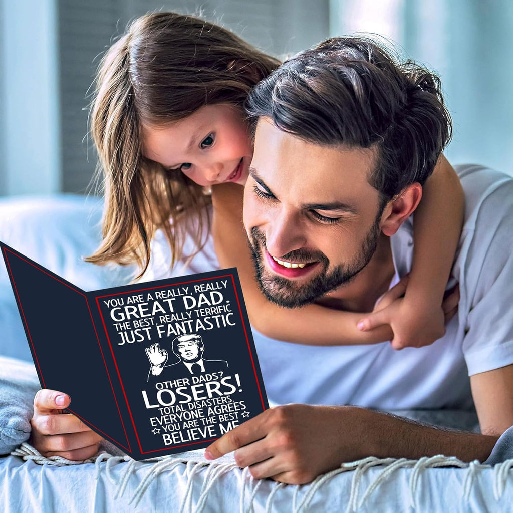 Regine Switzerland Funny Father's Day Card - Heartfelt Message for Dad | Perfect for Birthdays & Special Occasions