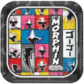American Greetings Power Rangers Party Supplies, Square Paper Dessert Plates (8-Count)