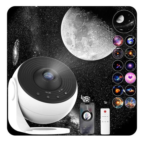 Galaxy Projector Pro for Bedroom Sound Machine, 13 in 1 Planetarium Projector Pro with White Noises, Bluetooth Speaker, Remote, Night Light Christmas Gifts for Teens Girls Boys Kids Adults