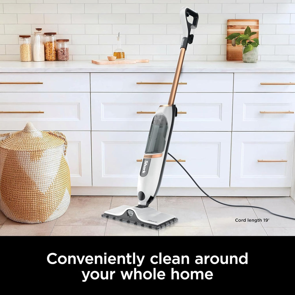 Shark SteamSpot Steam Mop - Lightweight Steam Cleaner with 3 Modes & XL Water Tank | Ideal for Sealed Hard Floors