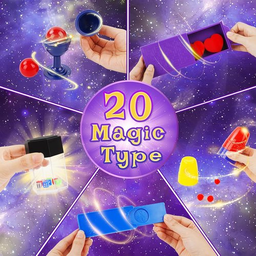 Magic Kit - Exciting Starter Magic Tricks Set with Wand & Costume | Perfect Gift for Kids Ages 6-12