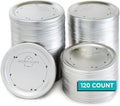 Saffron & Sage Canning Lids - 120 Count Regular Mouth Universal Lids for Ball & Kerr Jars | Food Grade, Rust Proof, Durable Seal